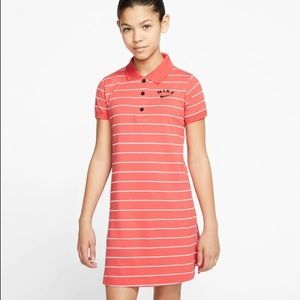 New Nike Sportswear Girls Polo Dress